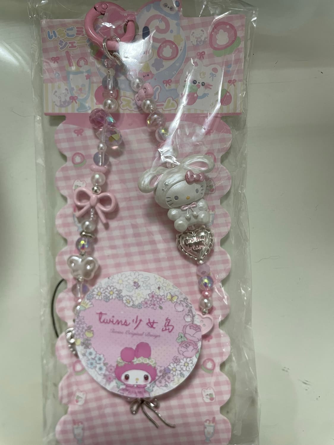 키티 휴대폰 스트랩 상품이미지1