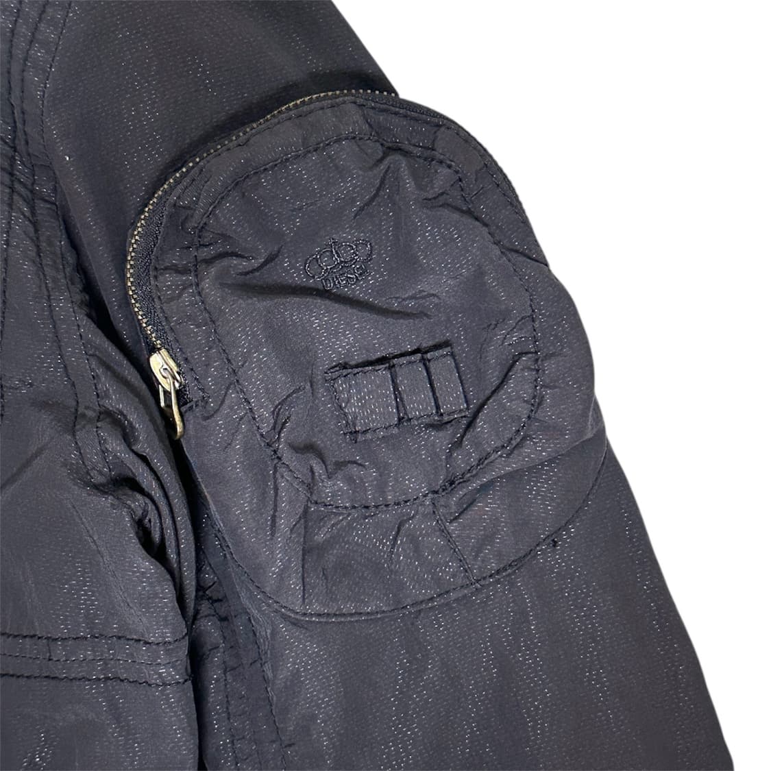 디젤 나일론 메탈리카 봄버 자켓 블랙 상품이미지5