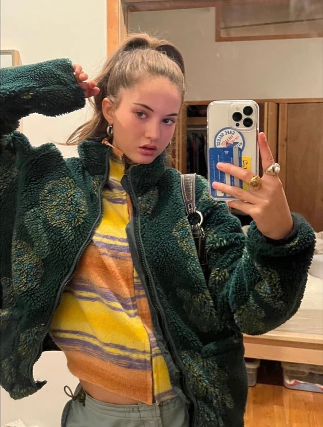 스투시 쉐르파 Stussy Flor Sherpa Mock Neck 상품이미지1