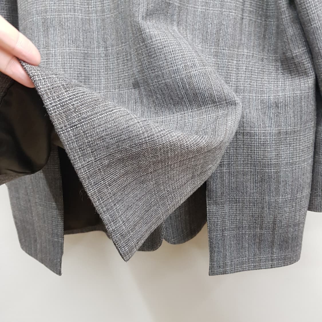 한섬 시스템 2021 체크 테일러드 자켓 88-98-165사이즈 상품이미지6