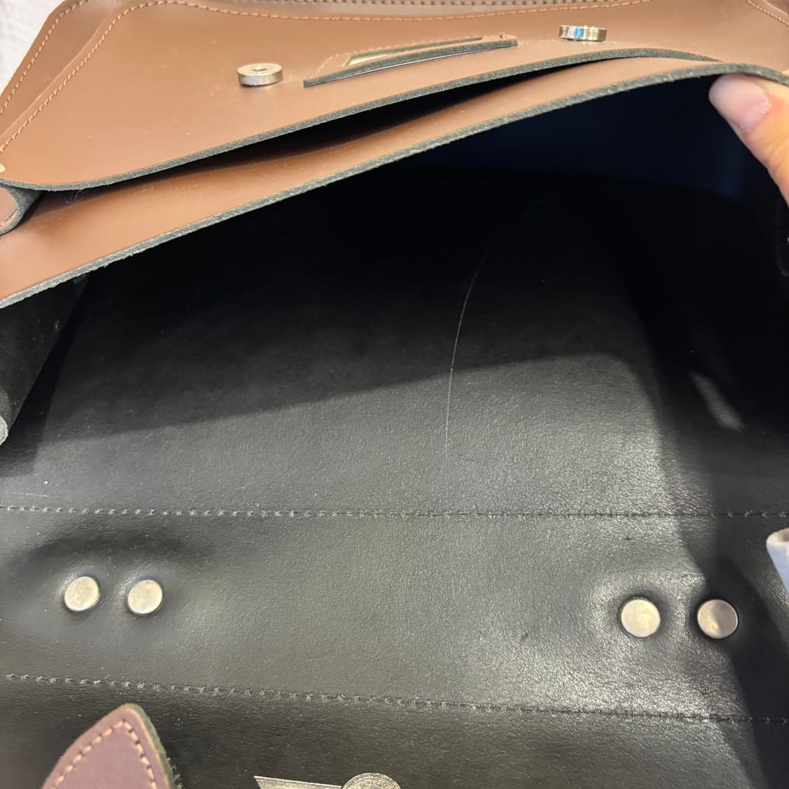 통가죽 사첼 토트백 숄더백     상품이미지7