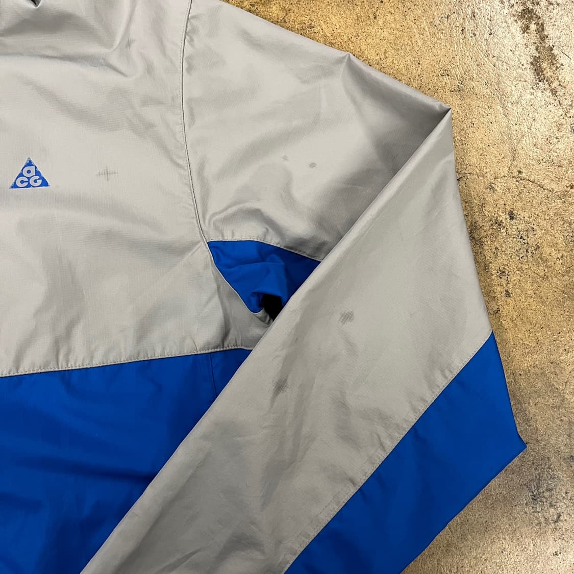 [정품/M] 나이키 ACG 바람막이 블루 회색 후드 자켓 b18 상품이미지7