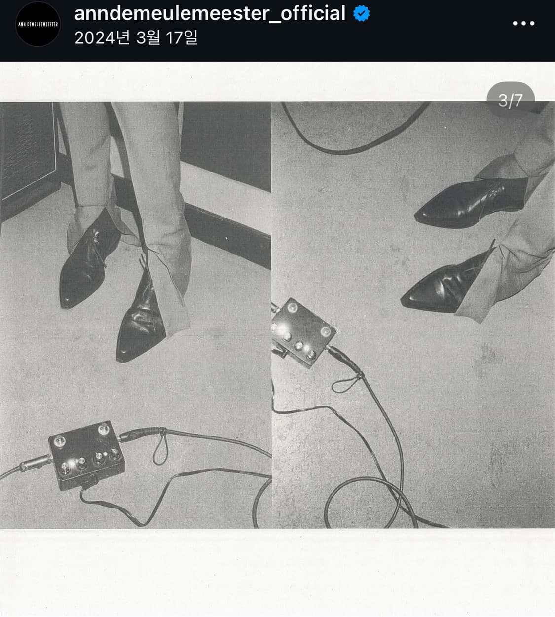 앤드뮐미스터 24ss 슬릿 트라우저 슬랙스 상품이미지2