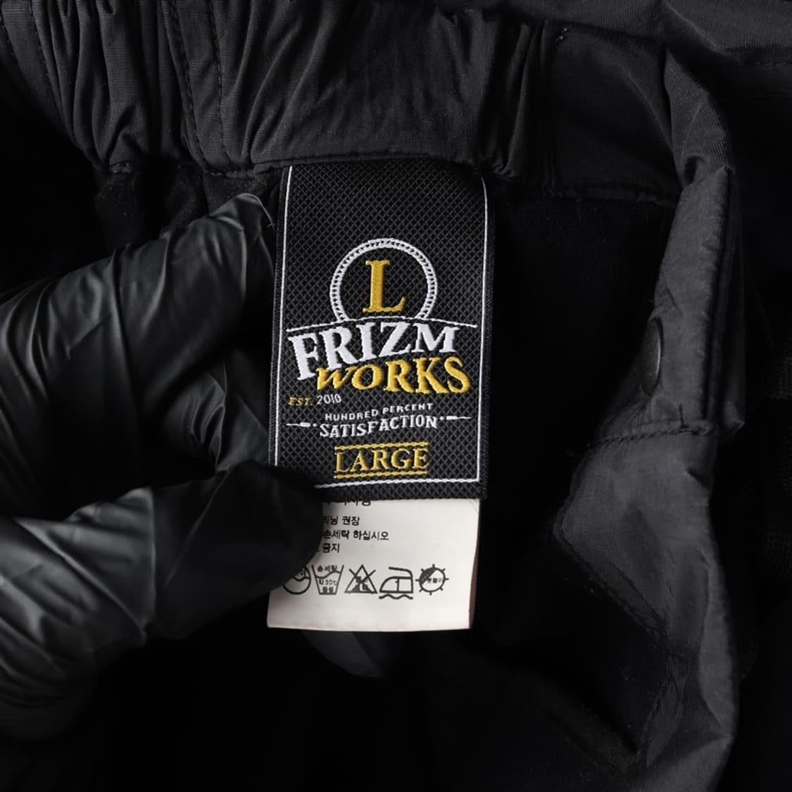 프리즘웍스 카고 스트링 팬츠 블랙 L 상품이미지6