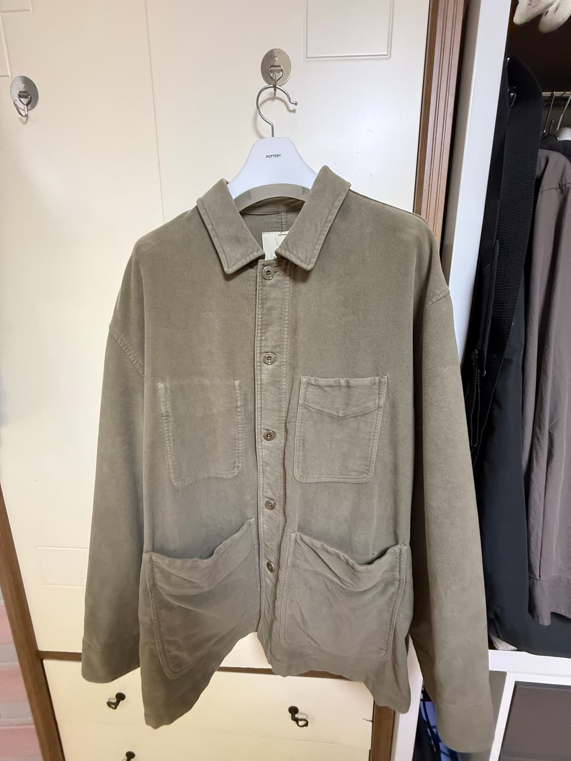 포터리 몰스킨 워크자켓 다크로밧 4 사이즈 판매합니다. 상품이미지1