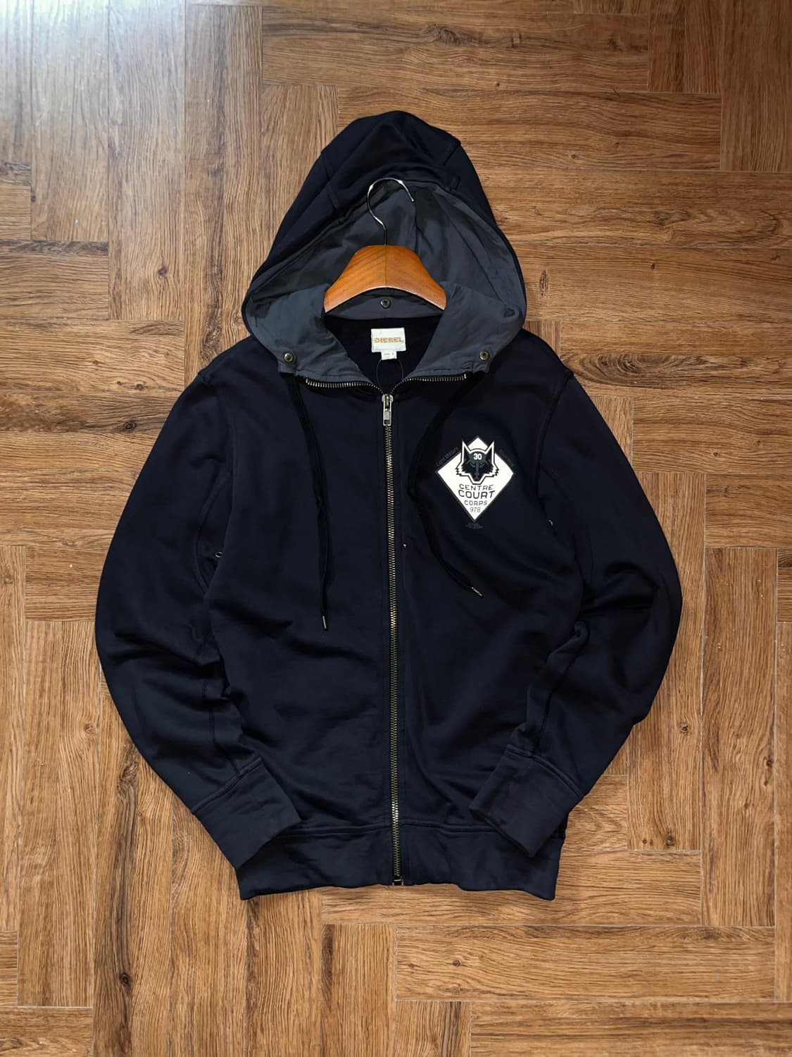 디젤 LMSW 프린팅 후드집업 상품이미지2