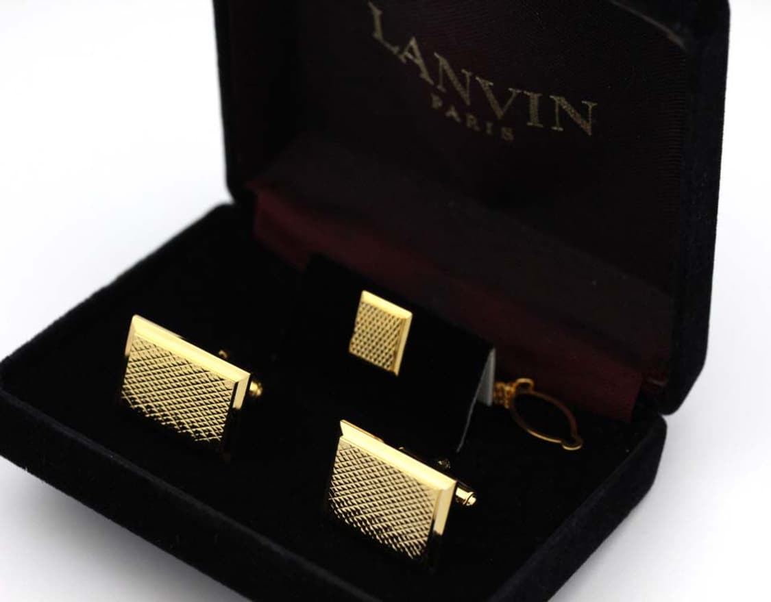 랑방 A등급 남자 명품 커프스 뱃지 핀 세트 포인트 빈티지 상품이미지1