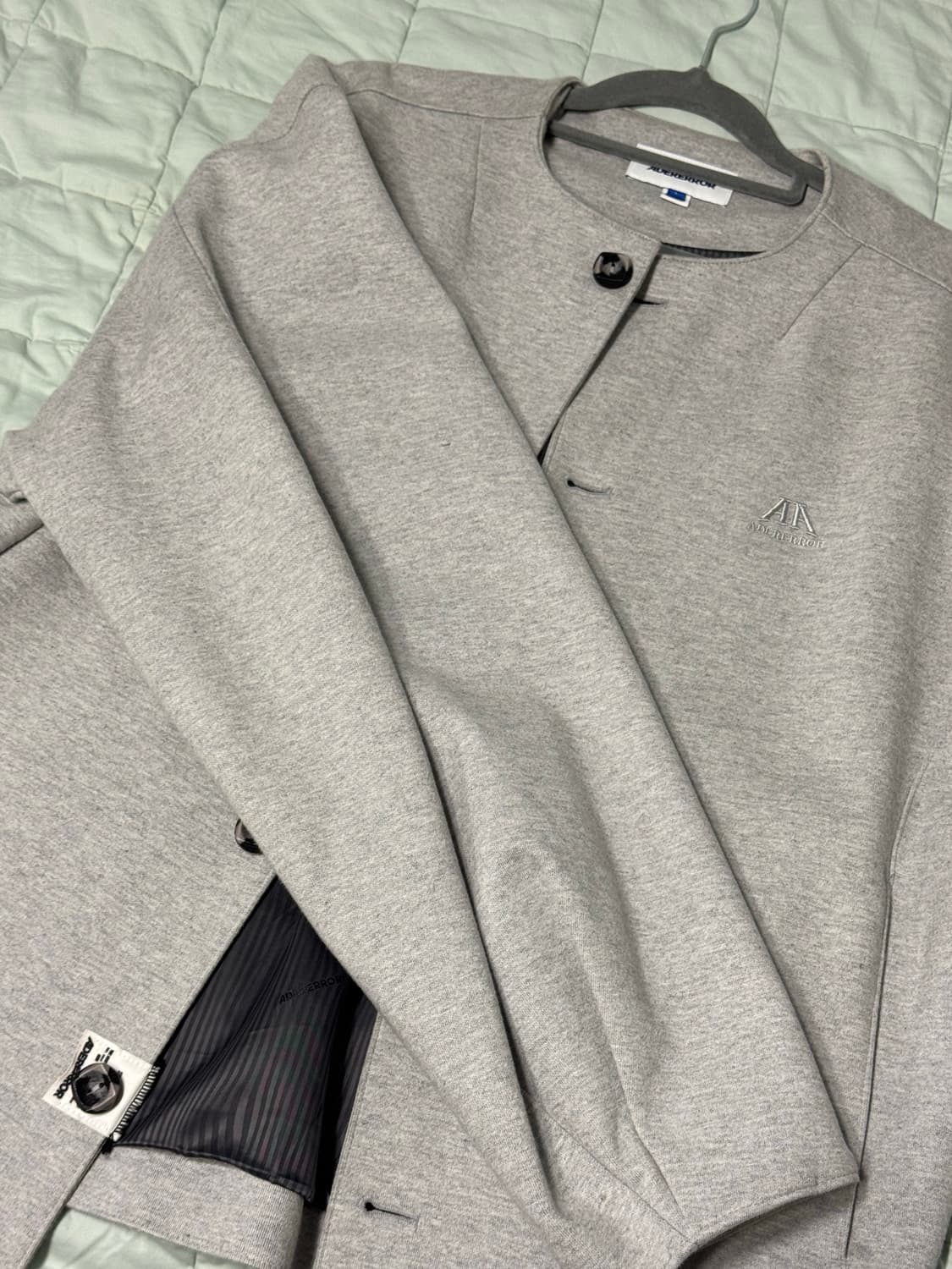 아더에러 24ss 폴리드 자켓 L 사이즈 상품이미지3