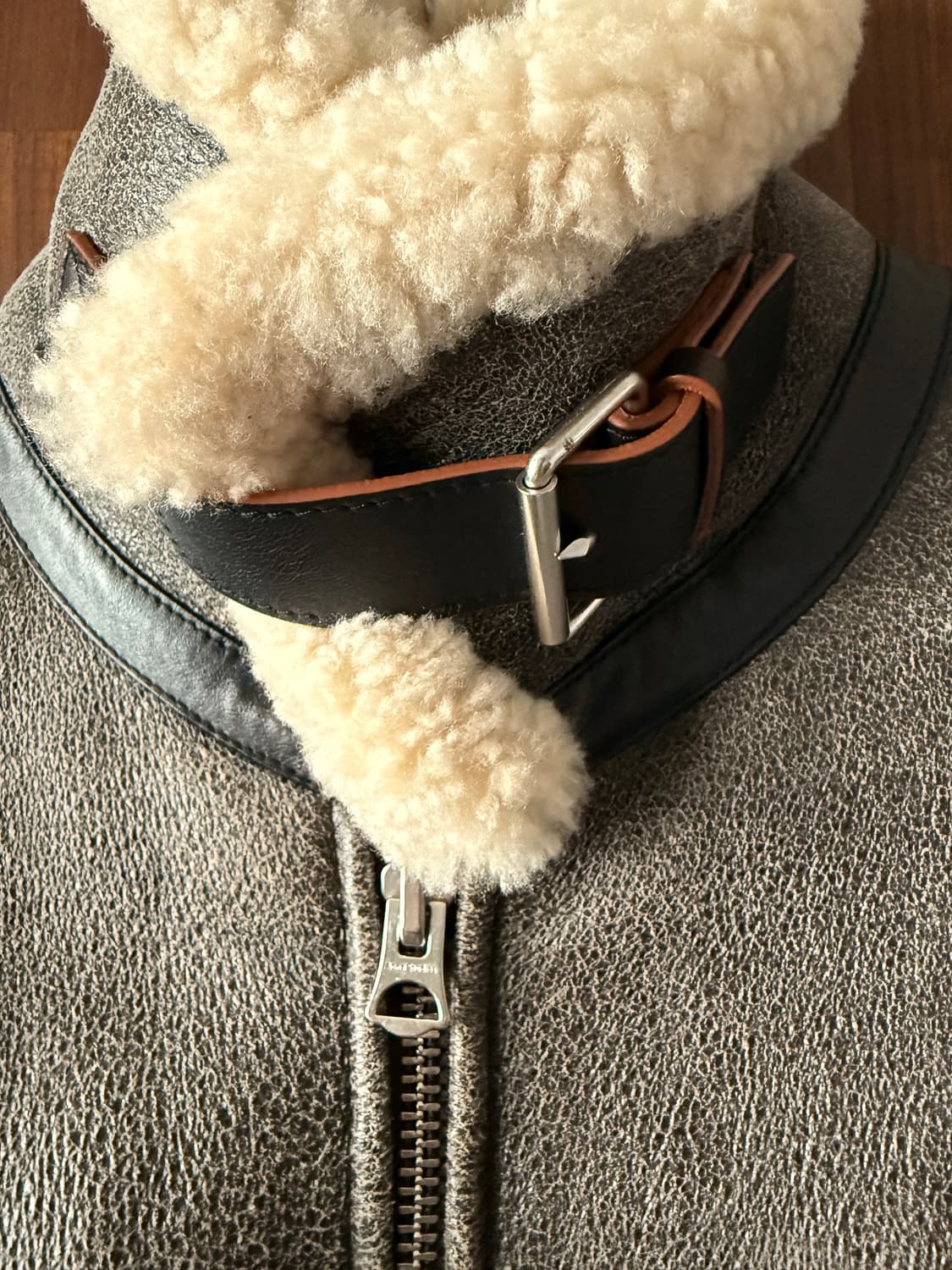 [아크네] 무스탕 무통 자켓 XL 52 상품이미지3