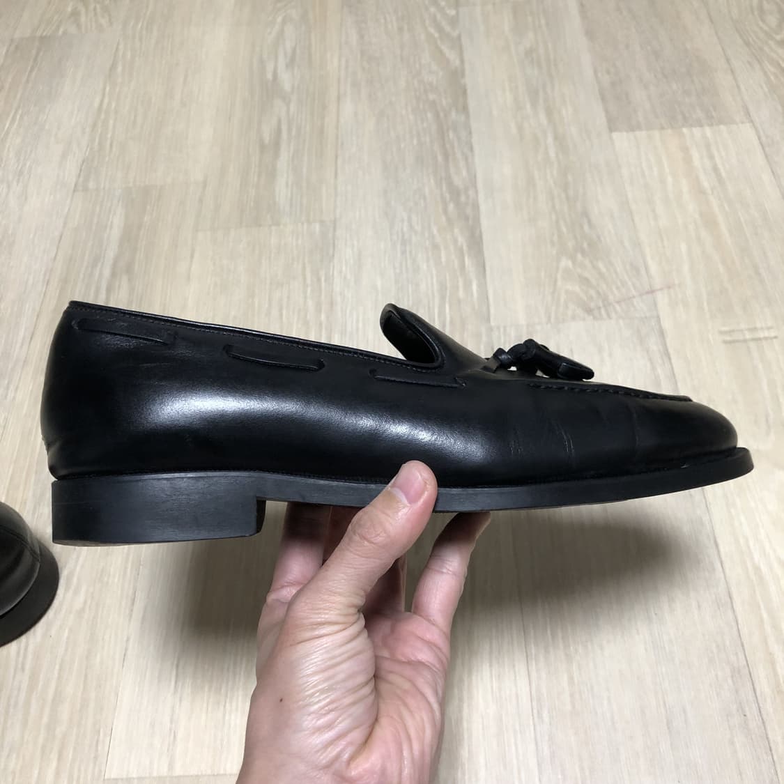 (250 / US 7) 포스트맨 By 풋티지 브라더스 시티 로퍼 블랙 상품이미지7