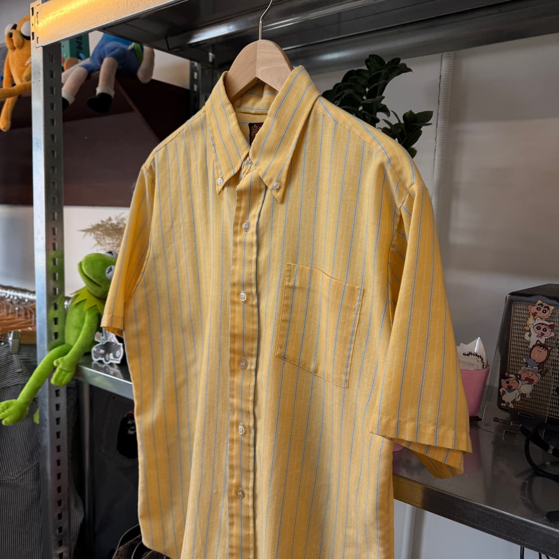 70S SEARS 스트라이프 반팔 셔츠 미국빈티지 일본생산 상품이미지2