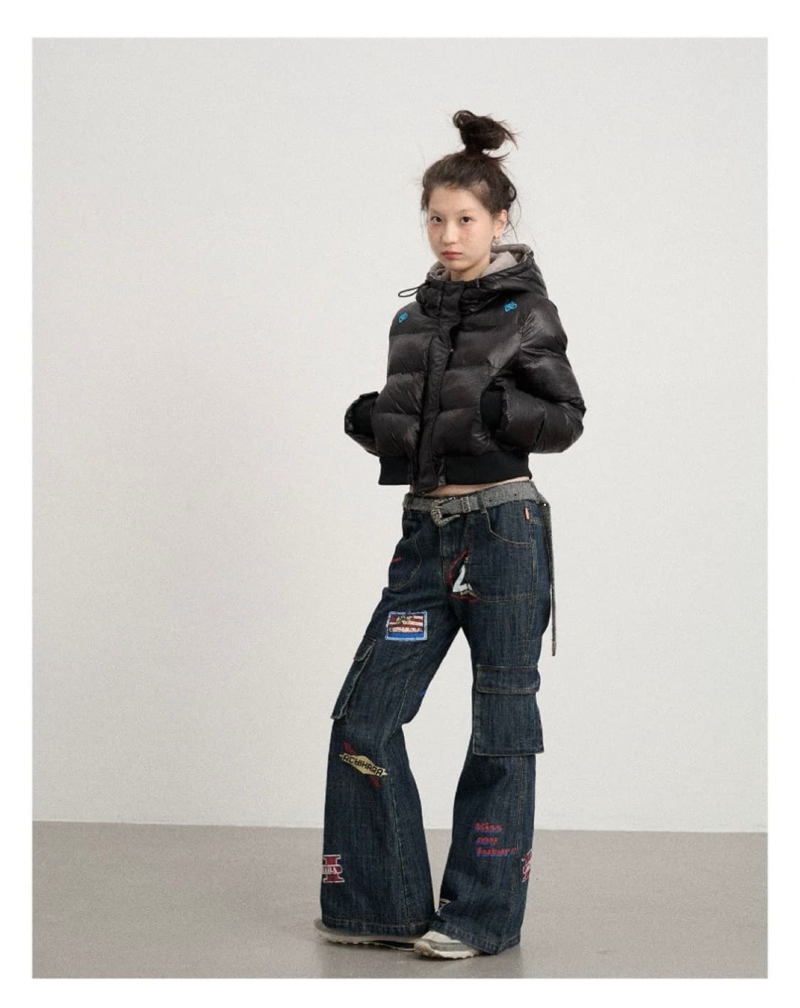 테스트메커니즘 아치하라 패딩 상품이미지2