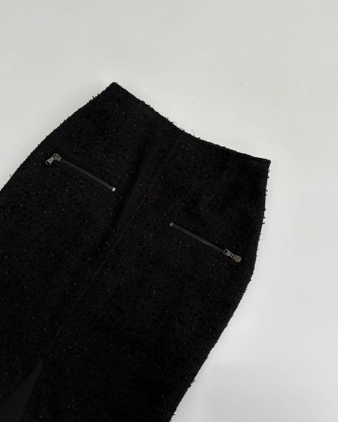 [55/66] 타임 한섬 TIME 20년신형 트위드 레이어드 쉬폰롱스커트 상품이미지6