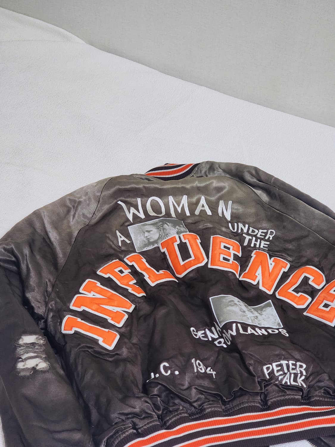 팔리할리우드 새틴 봄버자켓 상품이미지3