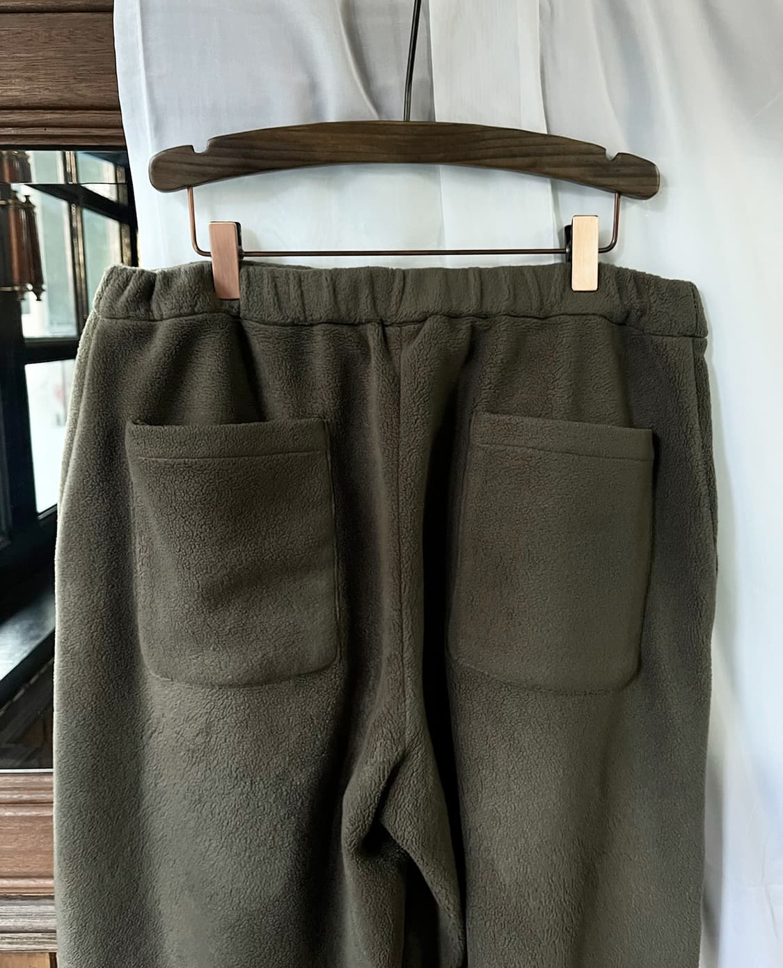 BEAMS fleece wide unisex pants 상품이미지7