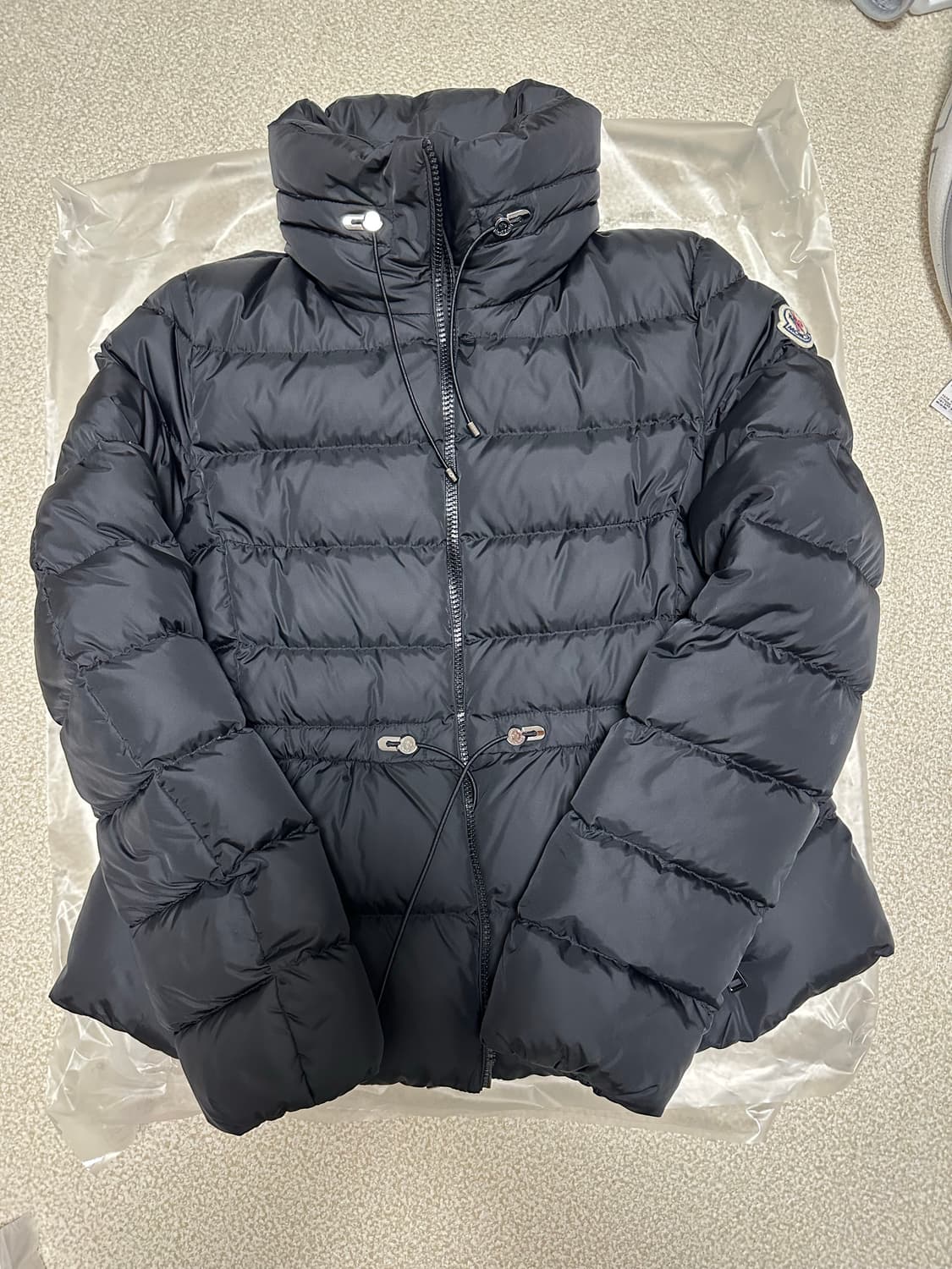 (정품)몽클레어 마르케 패딩 0사이즈 블랙 상품이미지1