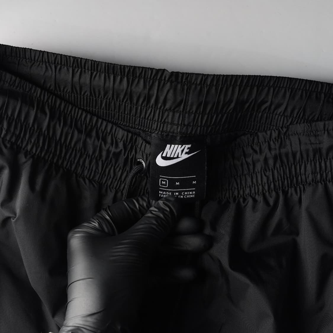 나이키 블랙 미니멀 스우시 나일론 조거팬츠 M 상품이미지6