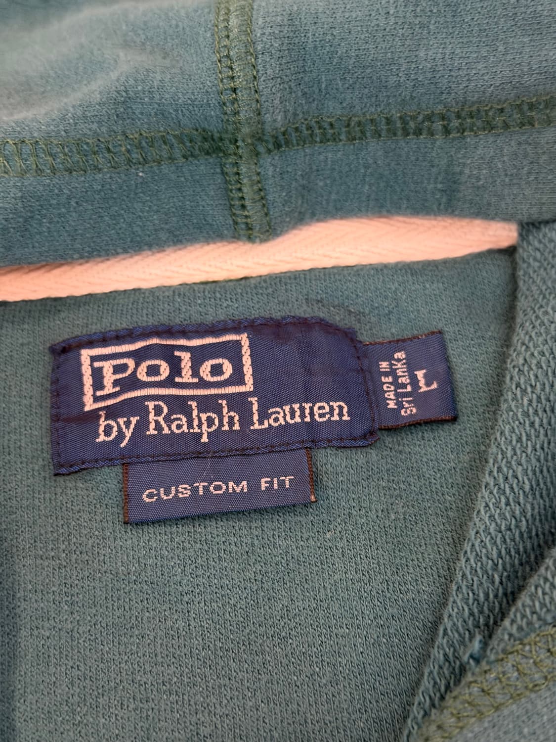 폴로 랄프로렌 빅포니 치프키프 후드집업 에메랄드 민트 상품이미지4