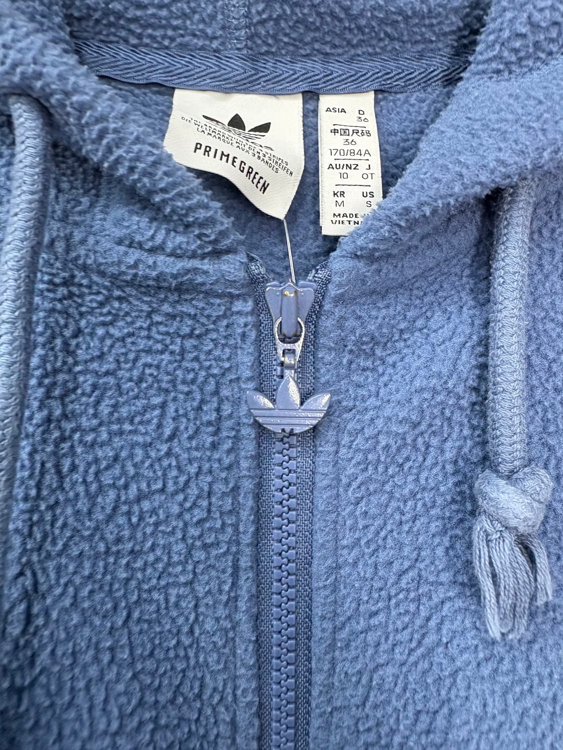 아디다스 플리스 크롭 풀집업 A3158 상품이미지4