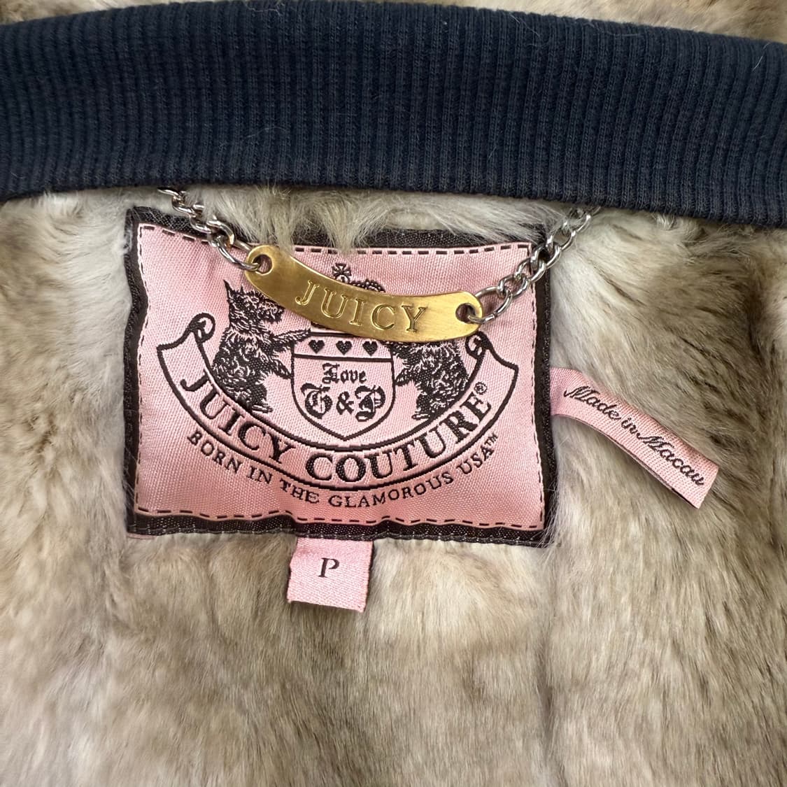 쥬시꾸띠르 양털 자켓  상품이미지5