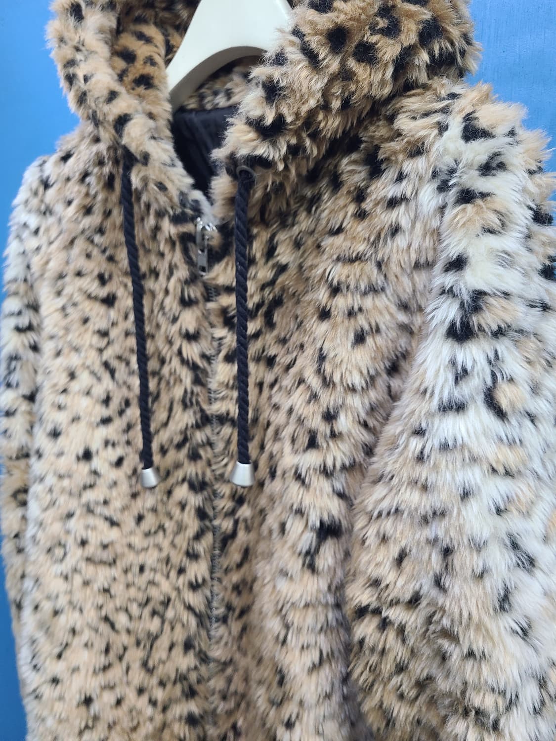 일본빈티지 레오파드호피퍼후드자켓like떠그클럽 상품이미지6