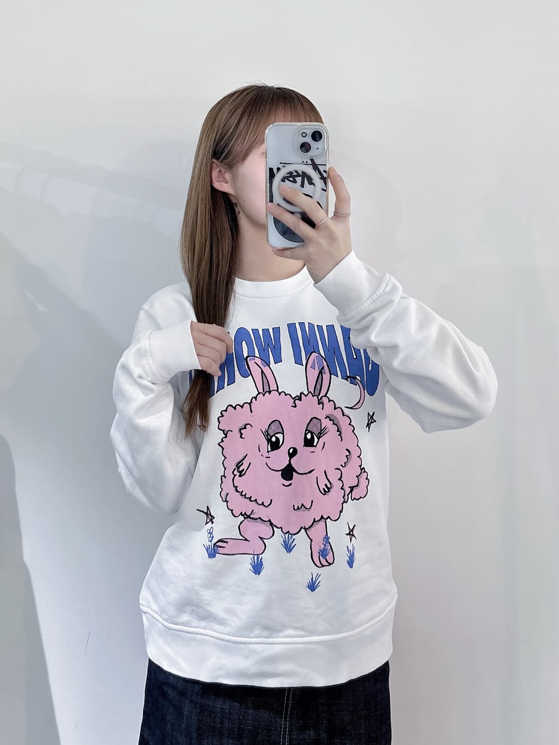 GANNI 월드 맨투맨 상품이미지1