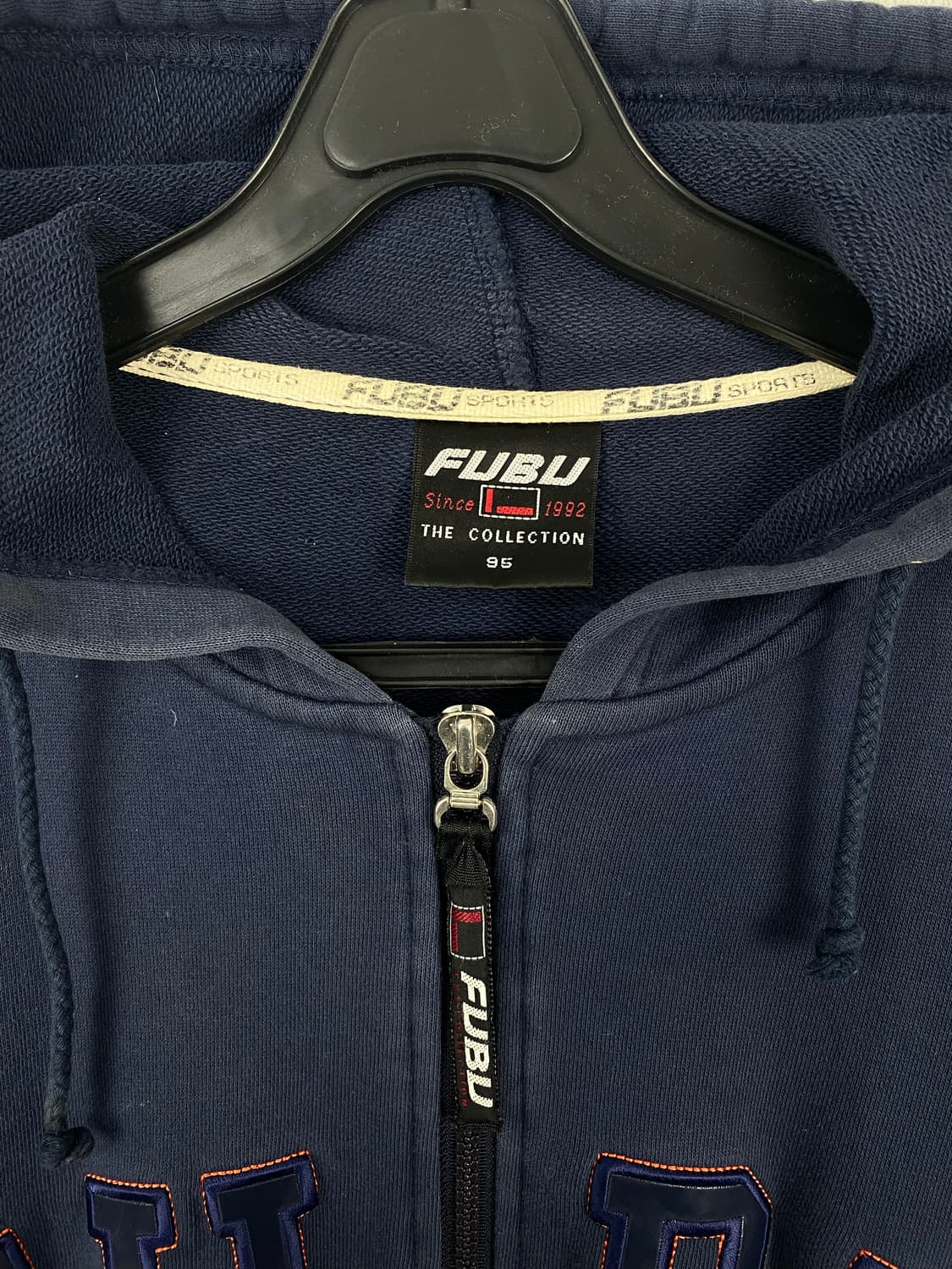 FUBU 후부 로고 네이비 후드집업 M <469> 상품이미지3