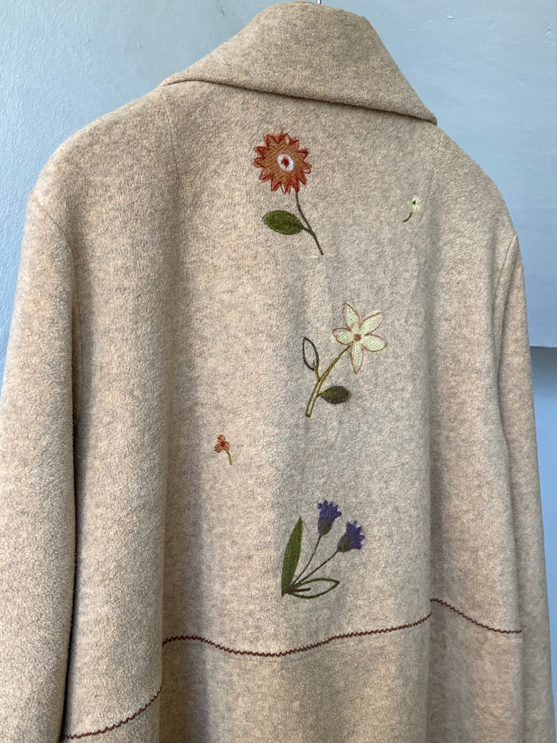 모리걸 자수 디테일 숏코트 상품이미지6