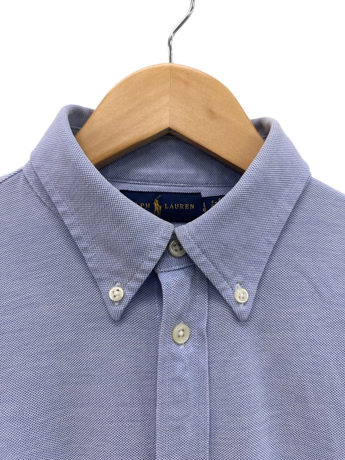 폴로 니트셔츠 샴브레이 (L) 상품이미지3