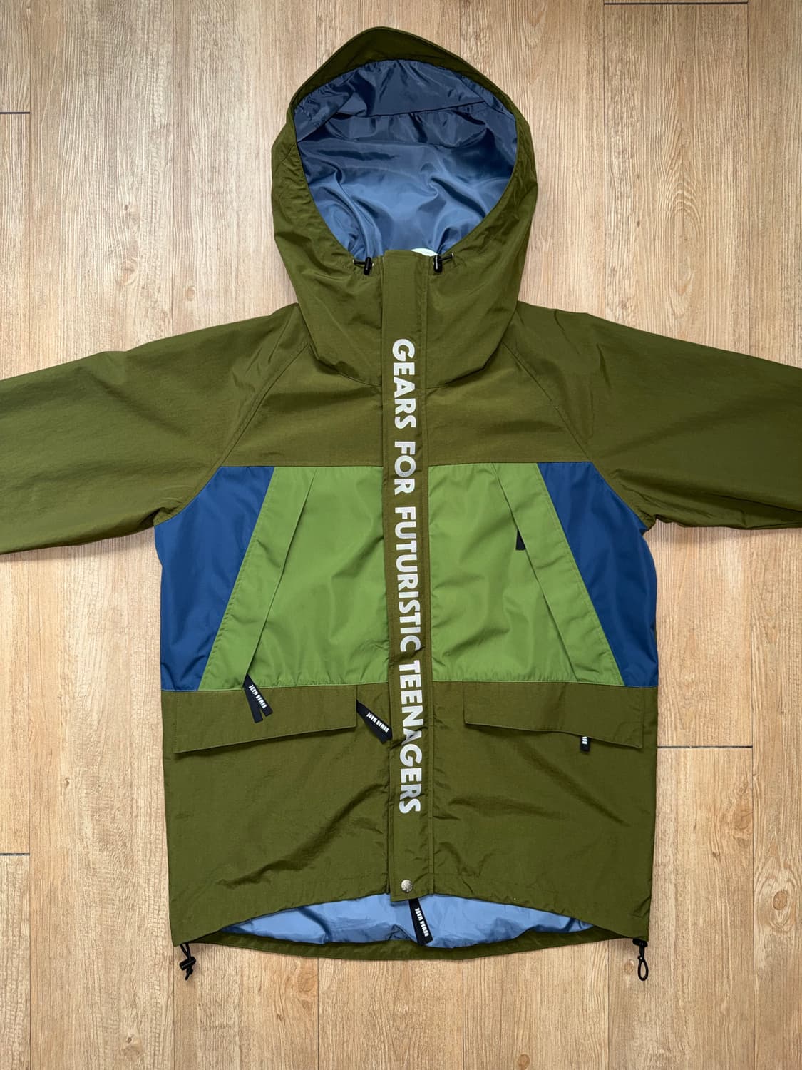 휴먼메이드 3-레이어 쉘 자켓 올리브 드랩 상품이미지2