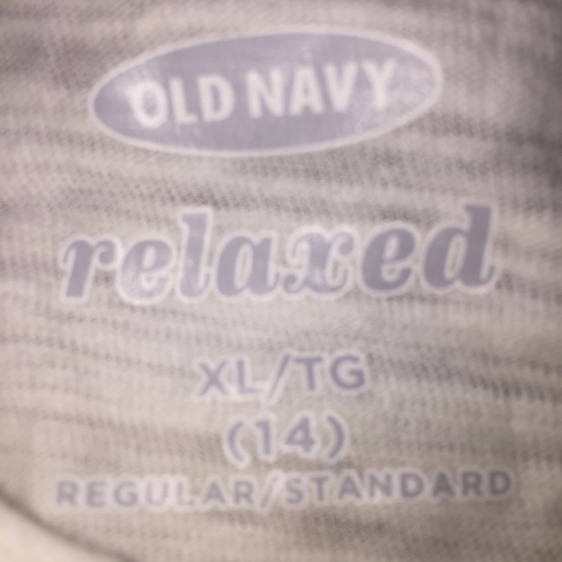 Old Navy bokashi detail white T 상품이미지8