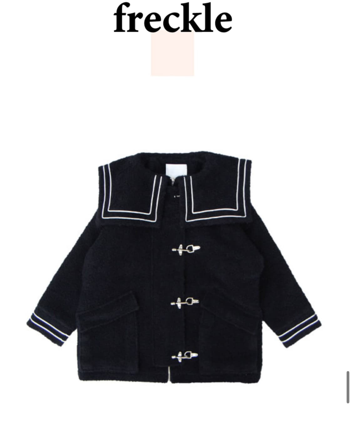 프레클 울모헤어 세일러 코트 상품이미지1