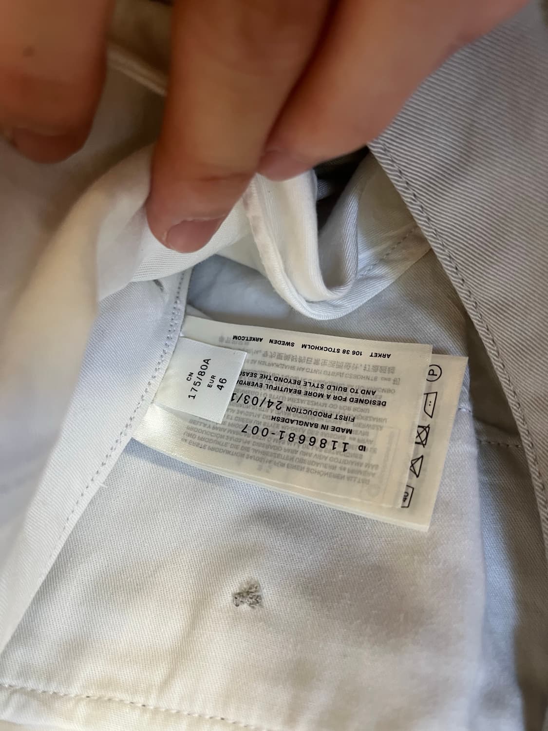 (새상품) 아르켓 치노 팬츠 상품이미지6