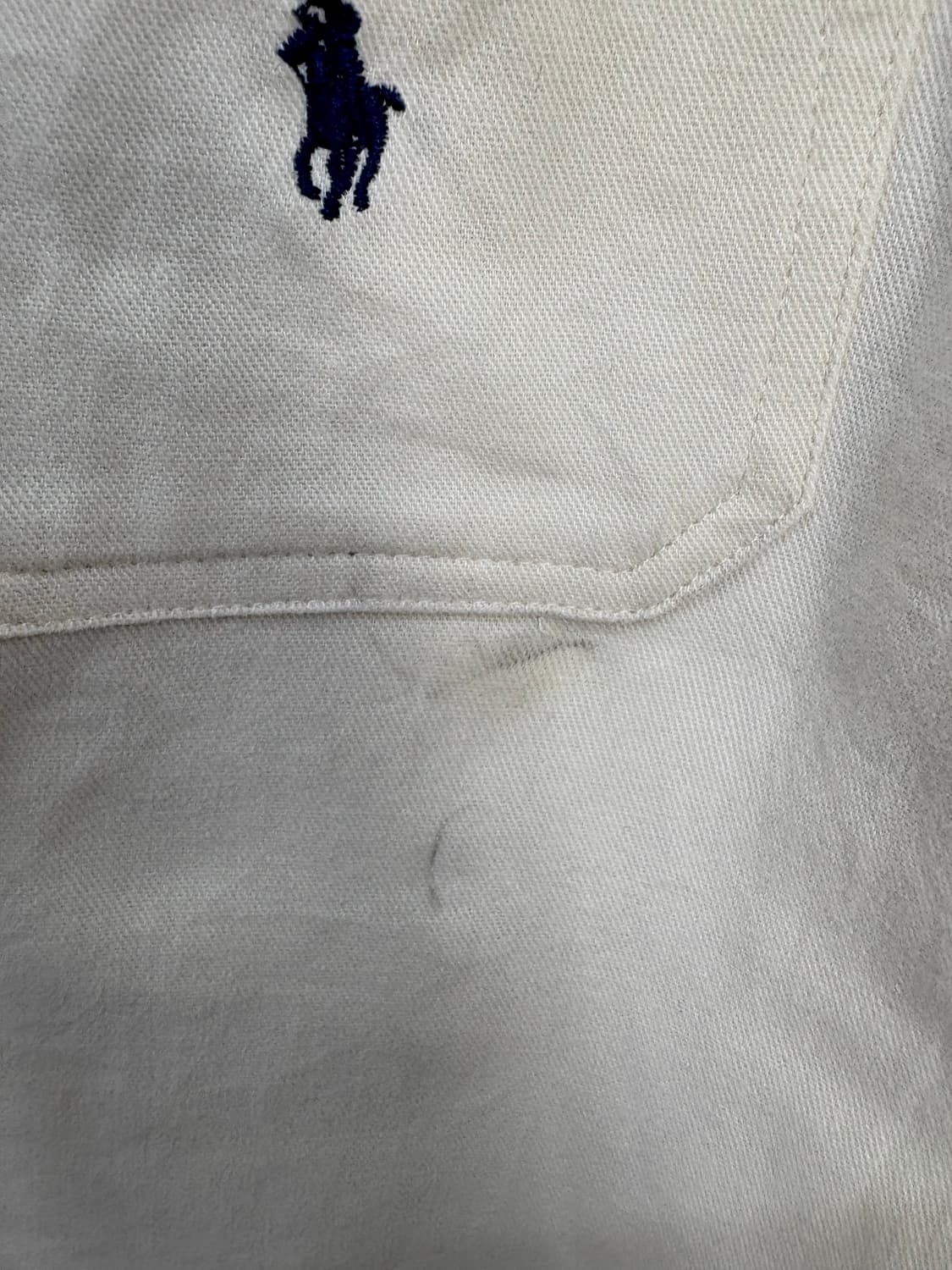 폴로랄프로렌 포니로고 클래식핏 코튼 화이트 셔츠 A2781 상품이미지6