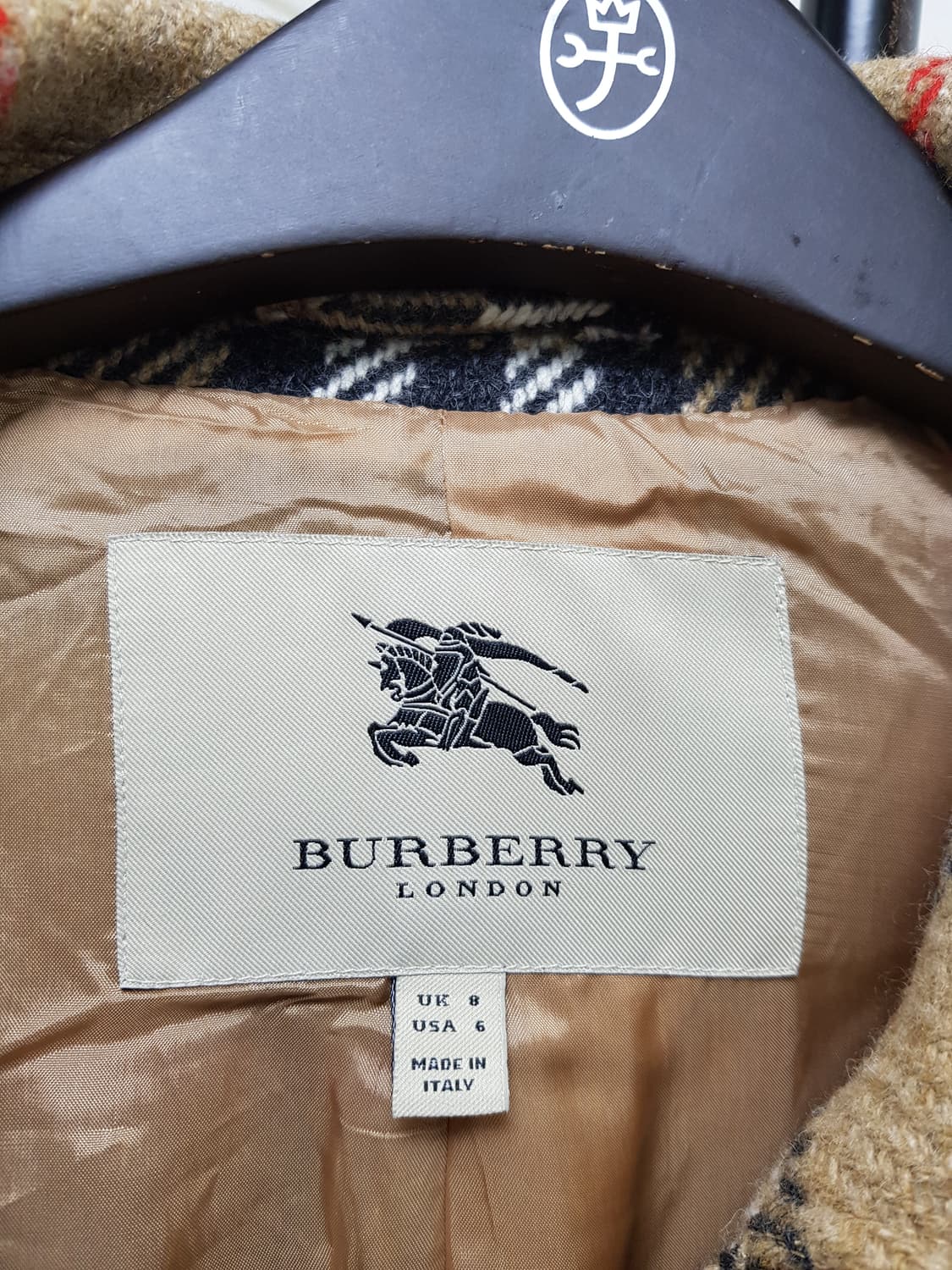 [uk8/정품] 버버리 노바체크 클래식 울코트 상품이미지4