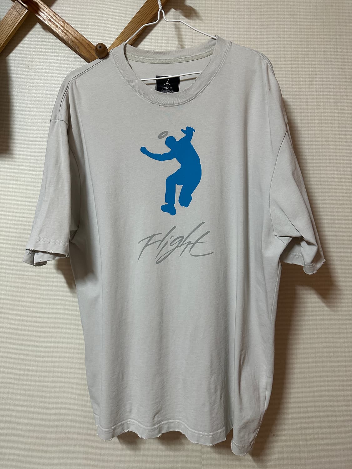 조던 X 유니온 반팔 티셔츠 더스트 색상 L사이즈 상품이미지1