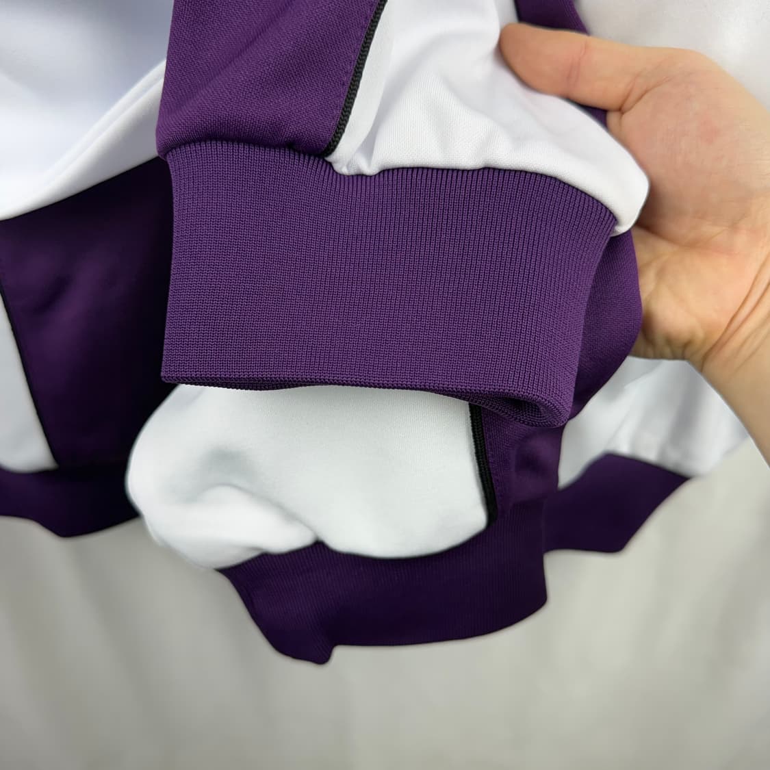 (새상품)(M) 널디 라인 트랙탑 져지 다크퍼플 상품이미지5