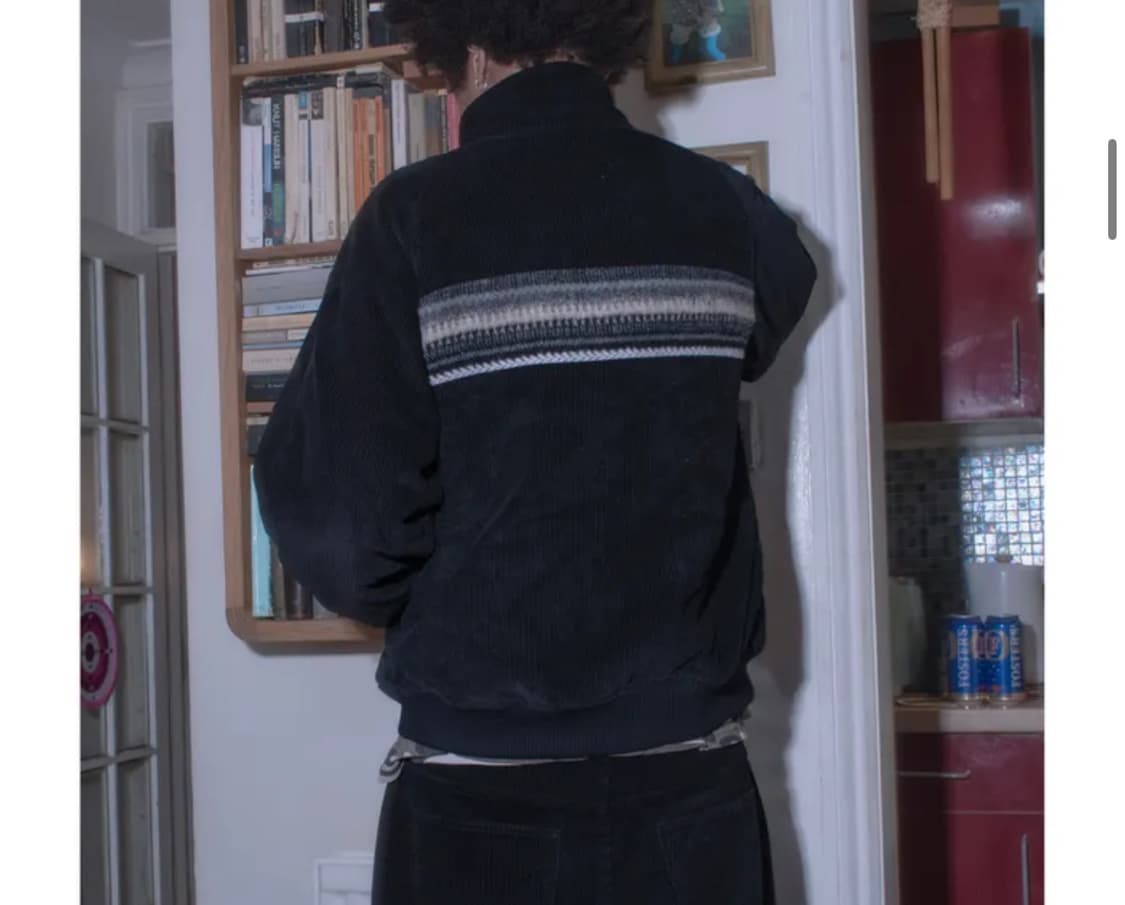 Ertr 이알티알 코듀로이자켓 블랙 L 새상품 상품이미지2