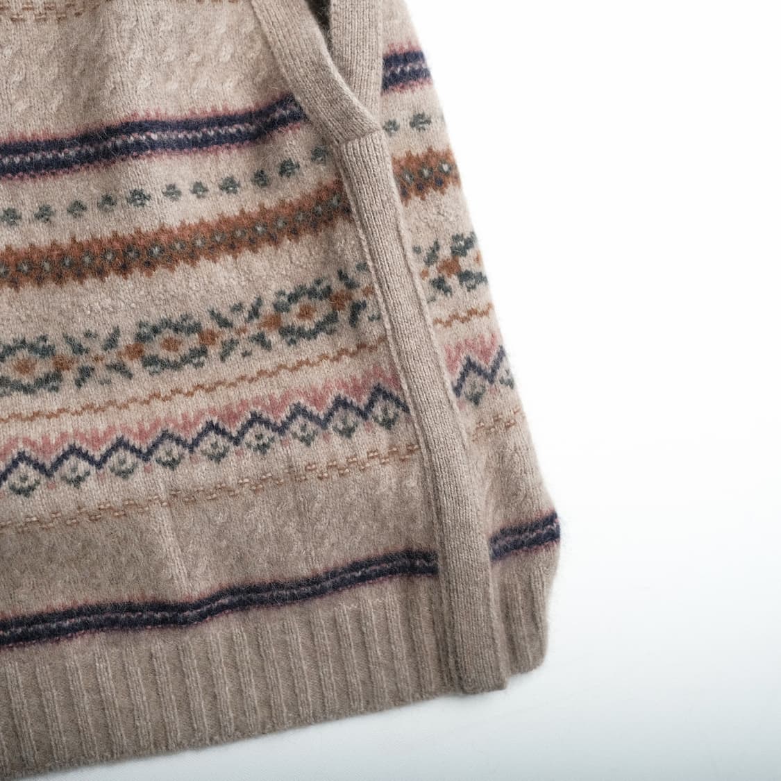 올드조 라쿤 페어아일 V넥 베스트 40(103-105)사이즈 상품이미지7