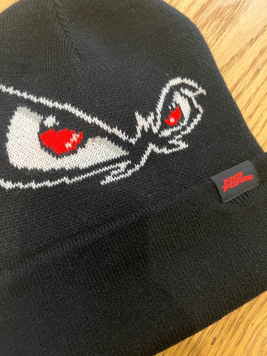 NO FEAR 커프스비니 블랙 상품이미지2