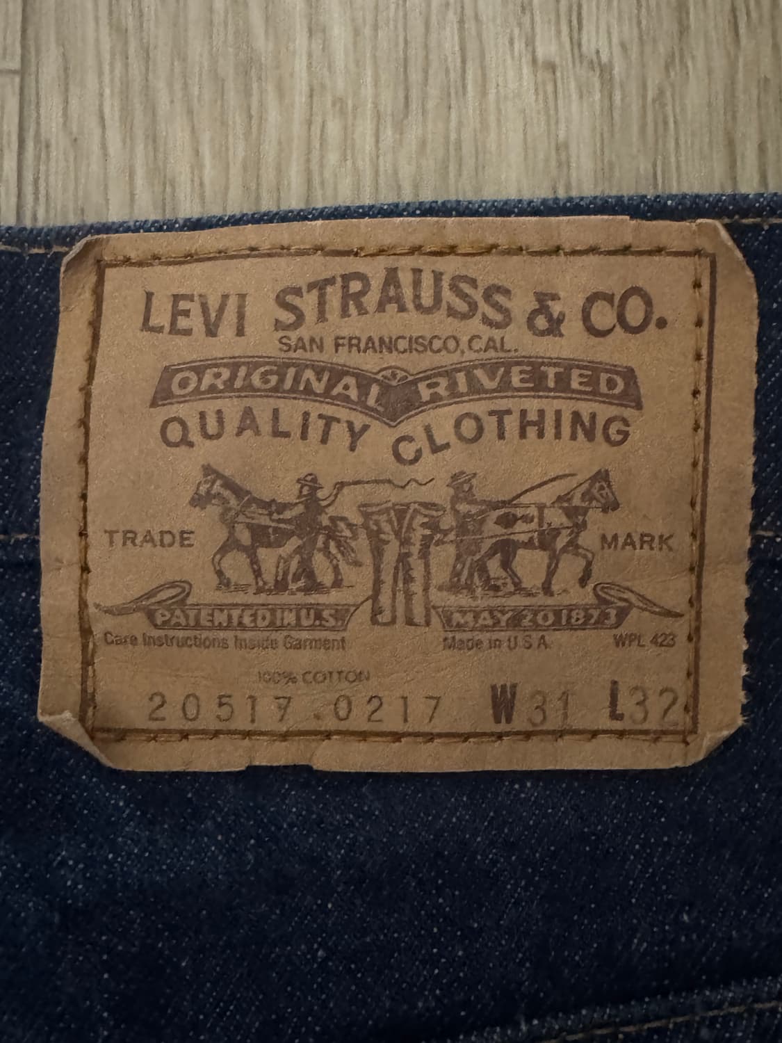 리바이스 70s 20517-0217 탈론42 민트급 31/32 팝니다. 상품이미지4