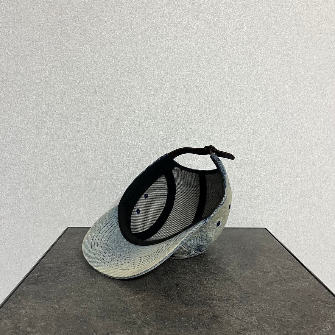 슈프림 24SS 워시드 더티 데님 박스로고 캠프캡 모자 상품이미지6