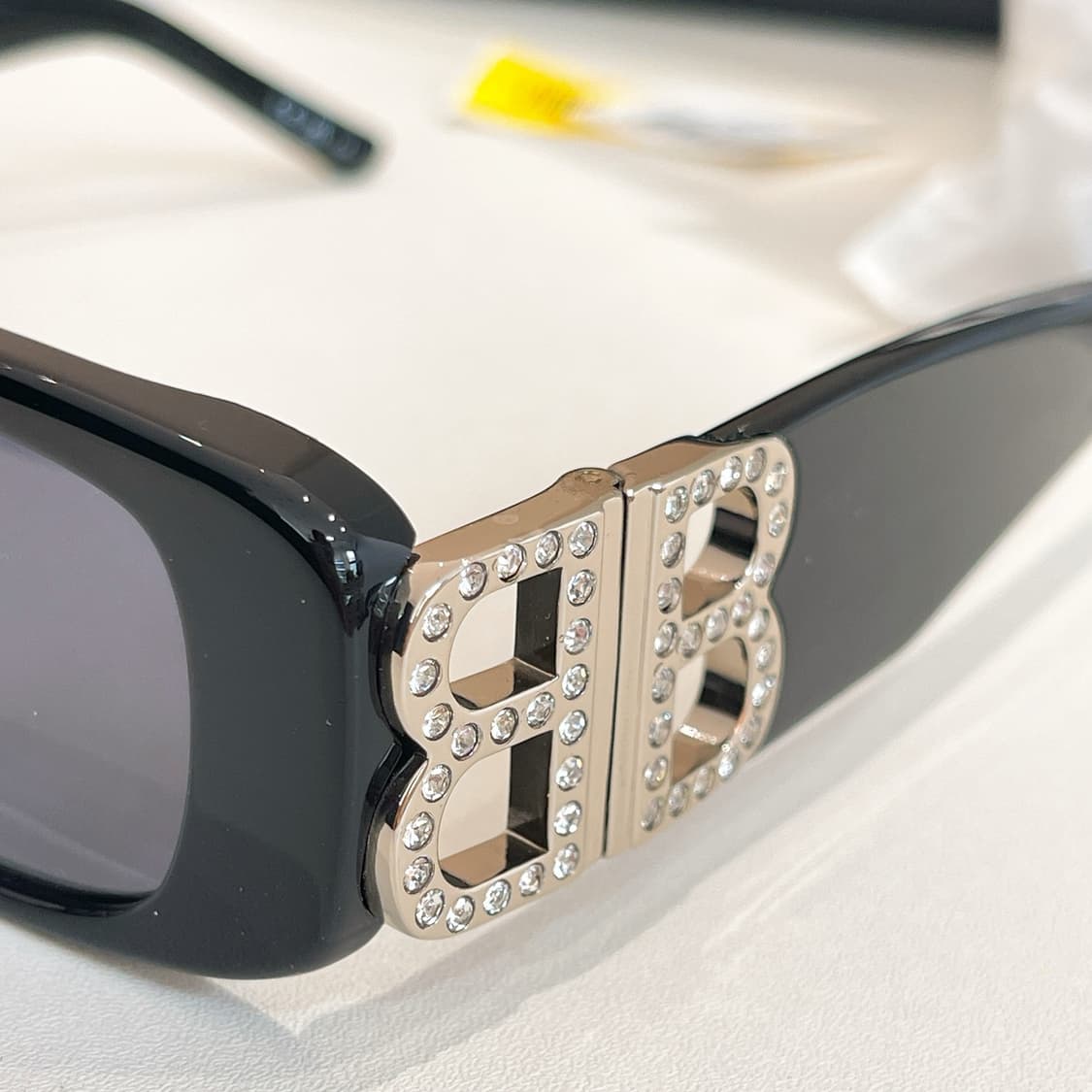 (W) 발렌시아가 다이내스티 렉탱글 선글라스 블랙 상품이미지2