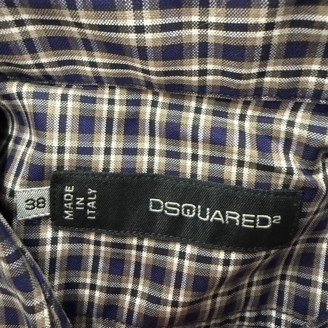 [정품/38] Dsquared2 체크 셔츠 b18 상품이미지5