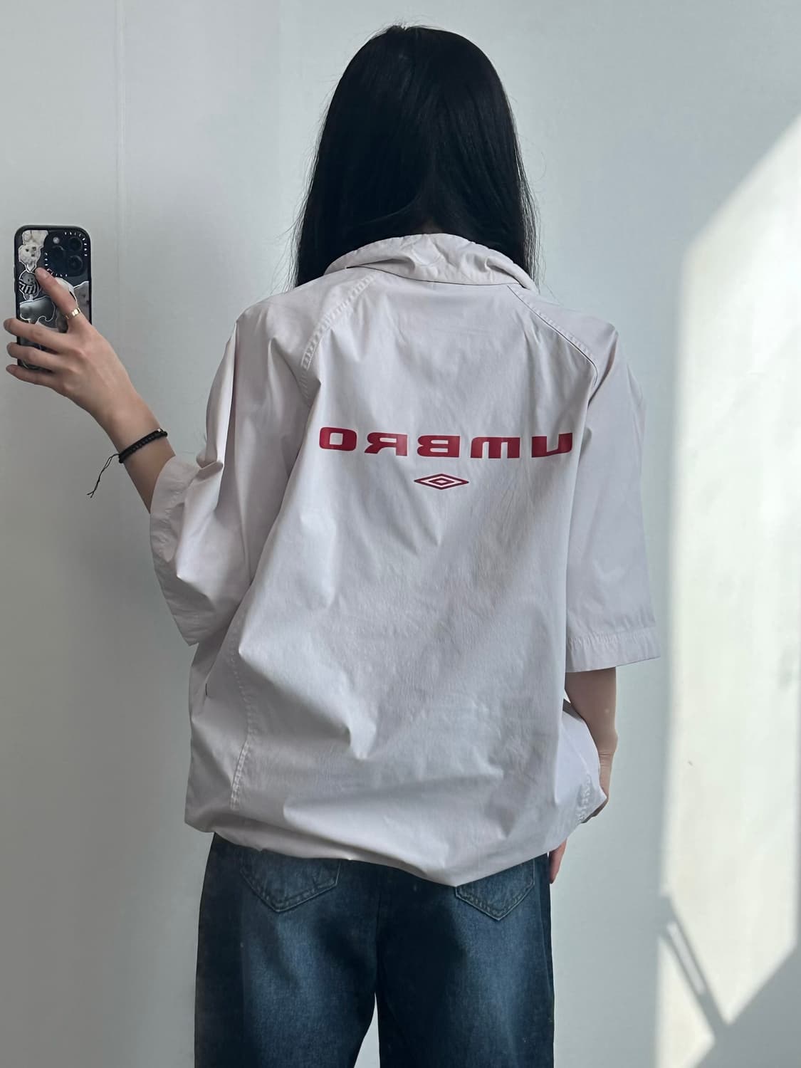 엄브로 스펠아웃 화이츠 하프집업 아노락 상품이미지2