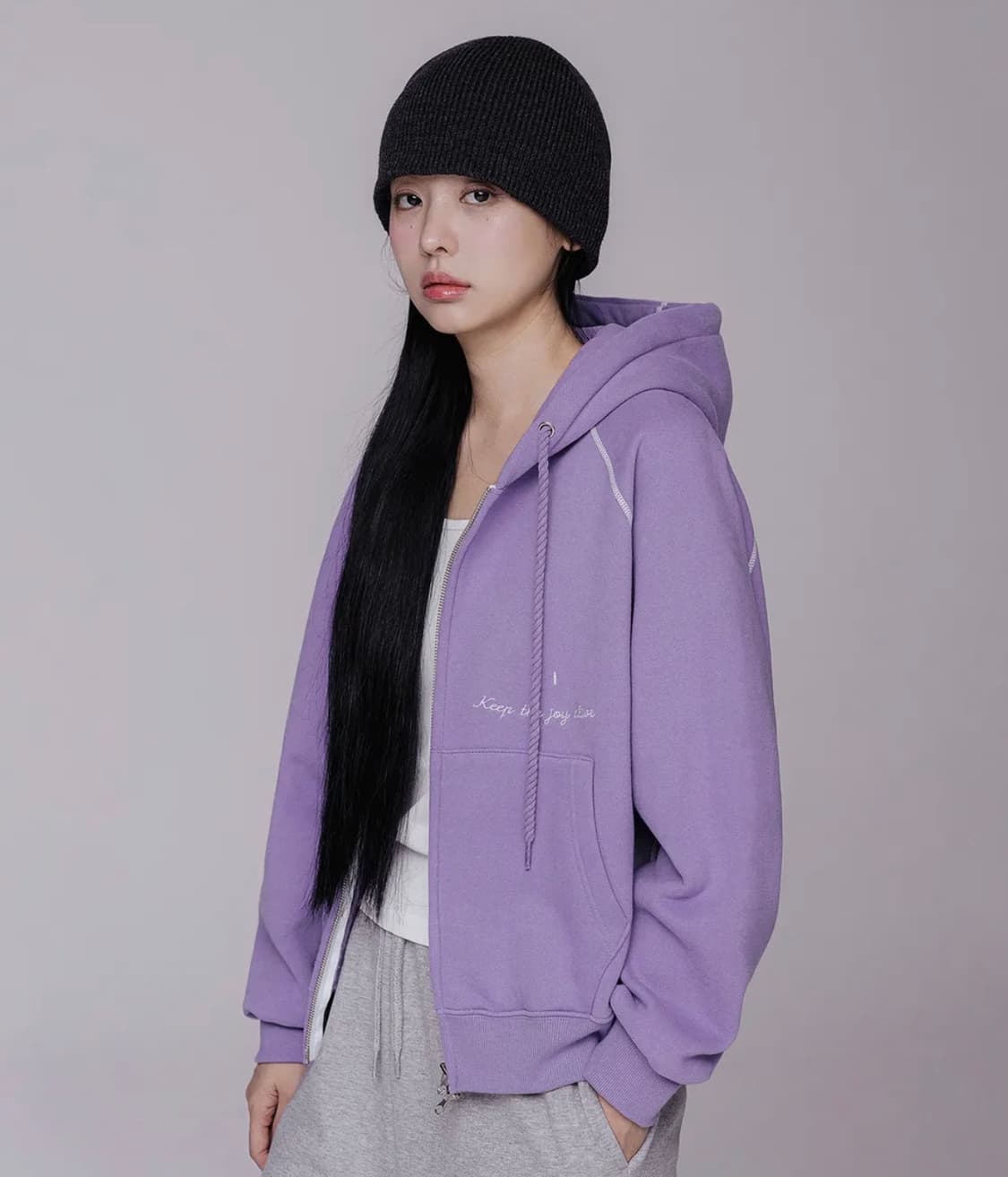 [새상품/바켄] 무신사 바켄 기모 코튼 후드집업 W 상품이미지6