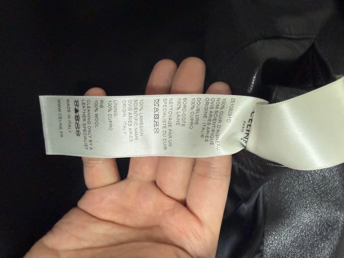 셀린느 레더 블루종 상품이미지4