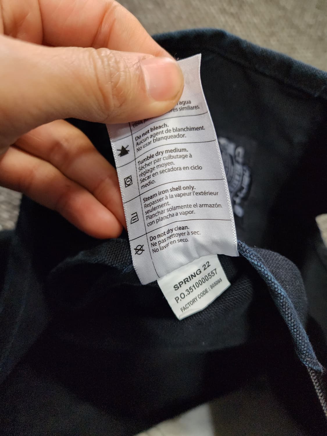 칼하트 블랙 오버롤  34 사이즈  상품이미지3