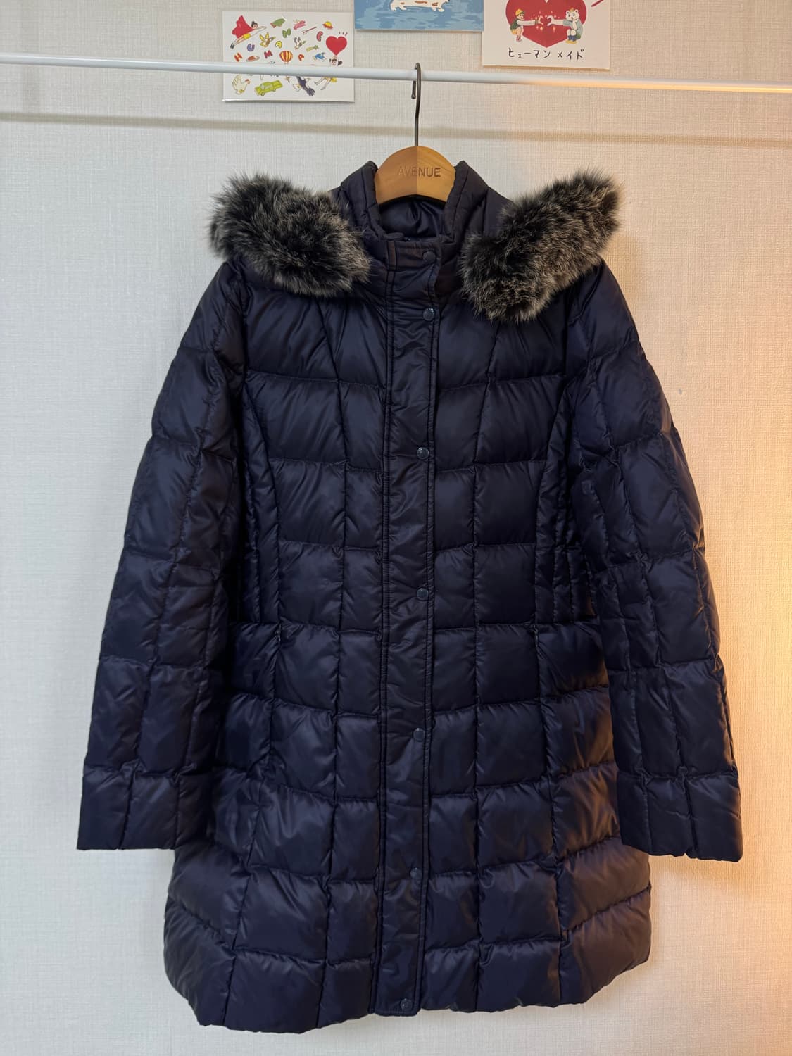 [100]크로커다일 여우모피 구스다운 롱패딩 상품이미지1