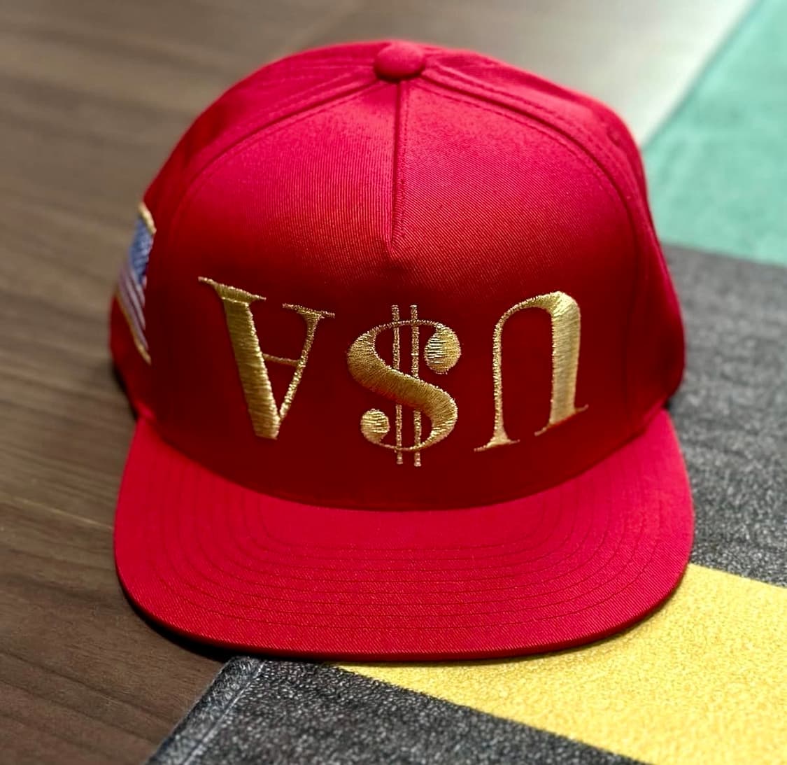 썬셋 빈티지 플렉스 USA 스냅백 상품이미지1